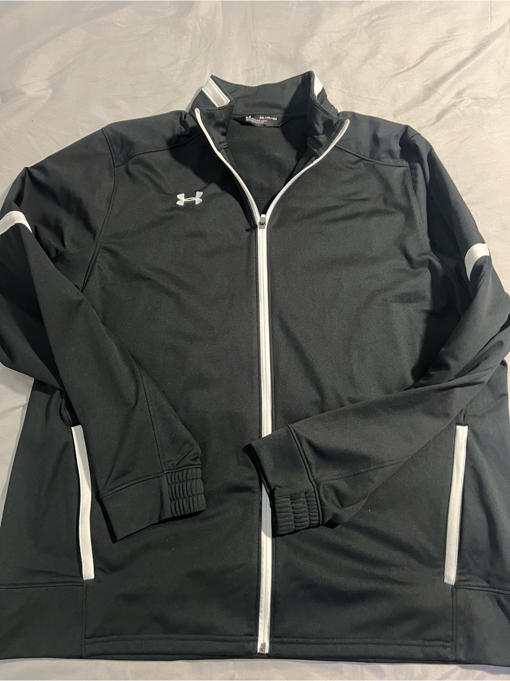 Under Armour Men's Black Full-Zip Jacket size 2X